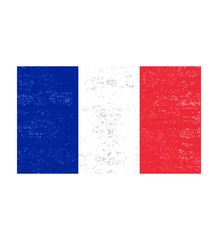 Grunge France Flag. Grunge Textured Flag Design of France 
