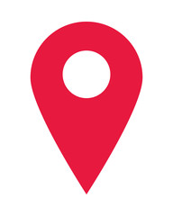 pin pointer location isolated icon
