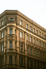 Fototapeta premium Traditional European apartment building