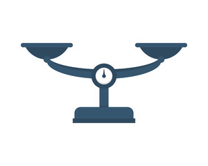 scale balance measure isolated icon