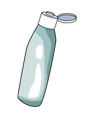 antibacterial soap bottle isolated icon