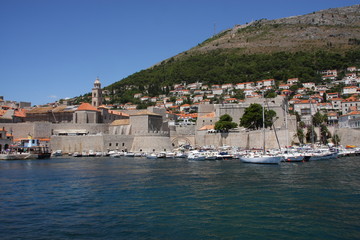 Fototapeta premium view of the Croatian city