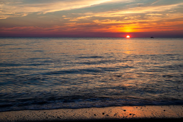 Obraz premium sunset on the beach