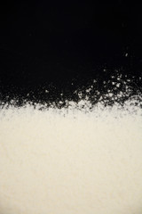 Powdered milk or dehydrated milk.