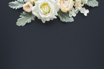 Flower arrangement with copy space