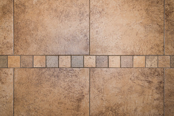 Tile floor pattern