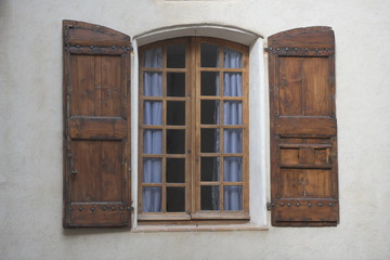 old wooden window