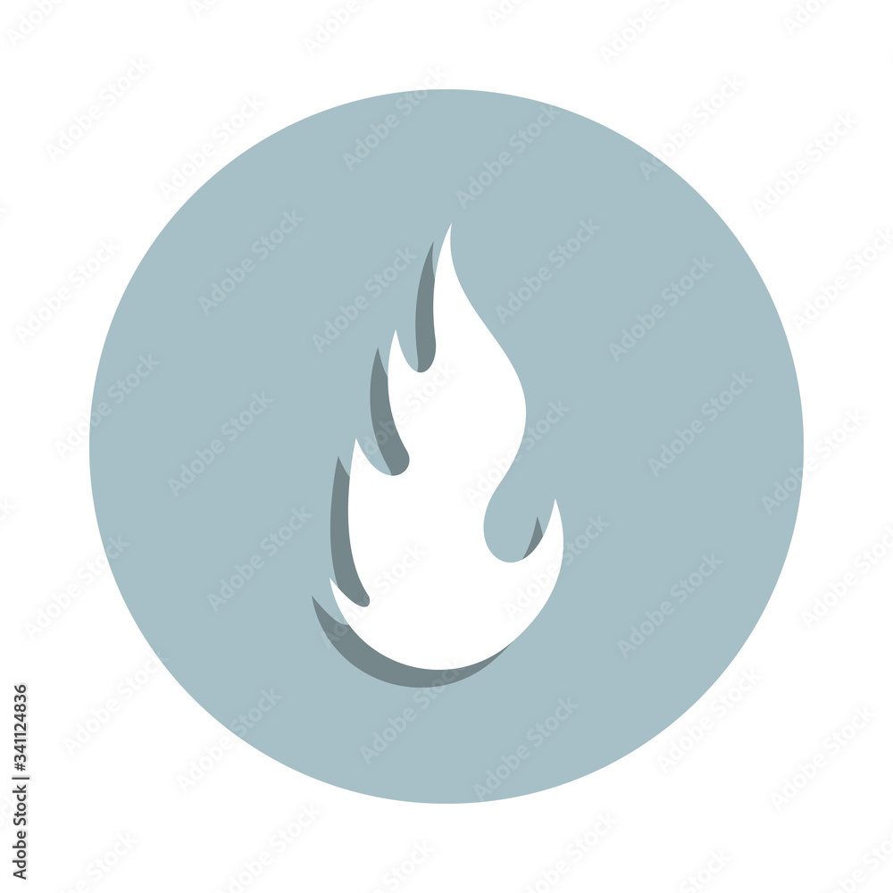 Poster fire, flame badge icon. simple glyph, flat vector of fire icons for ui and ux, website or mobile app