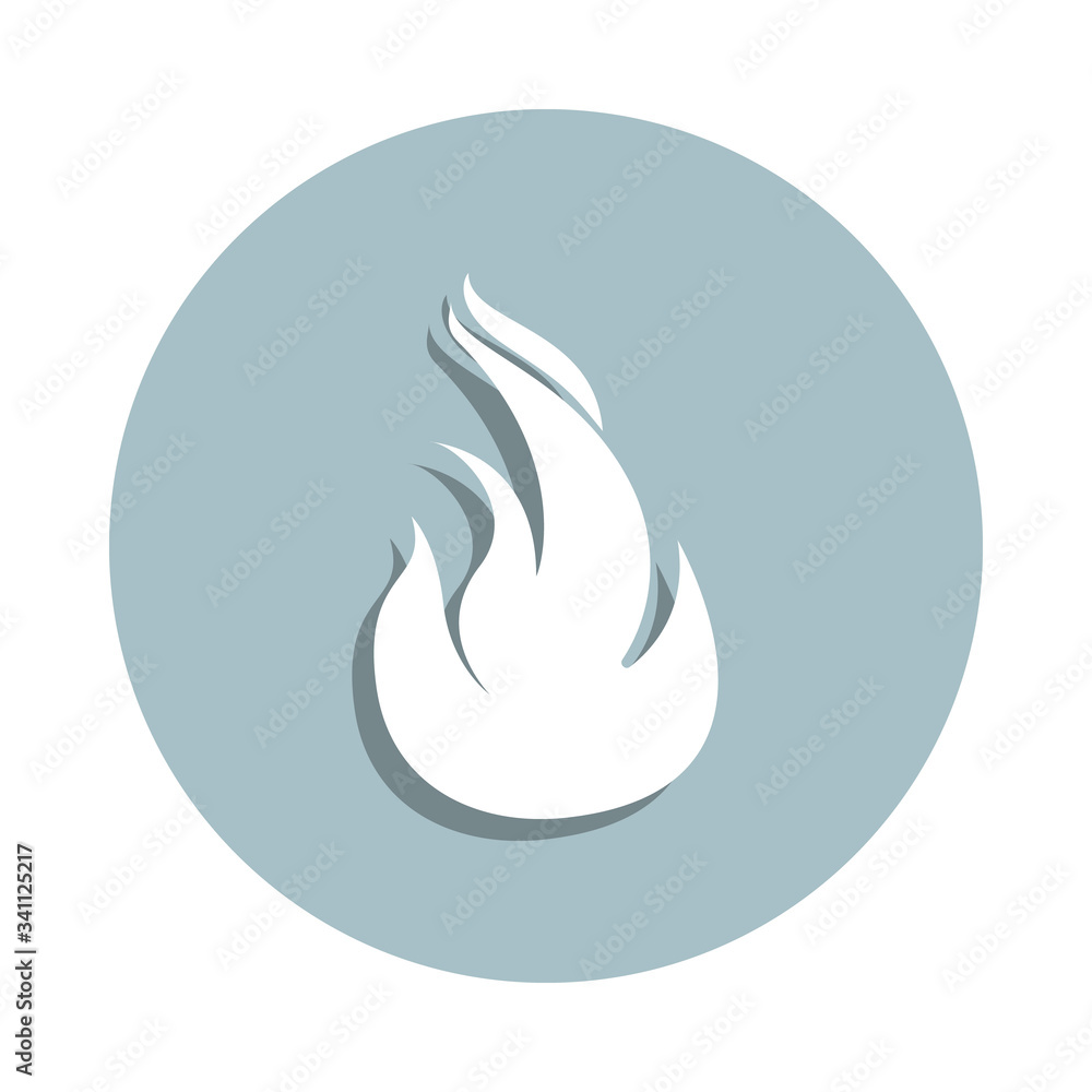 Poster fire, flame badge icon. simple glyph, flat vector of fire icons for ui and ux, website or mobile app