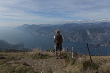 Obraz premium hiking in the mountain