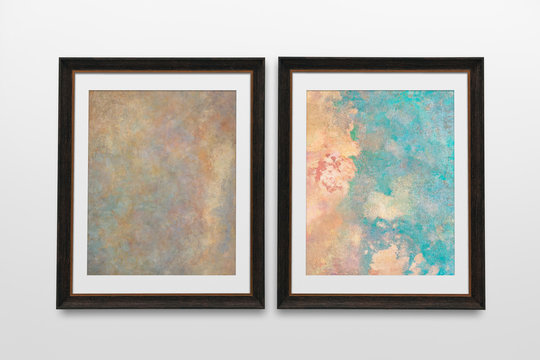 Two black frames mockup