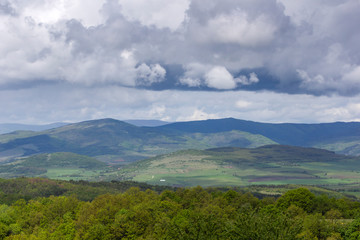 Obraz na płótnie Canvas Spring Landscape of Cherna Gora mountain, Bulgaria
