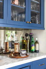 Kitchen cabinet with kitchenwares