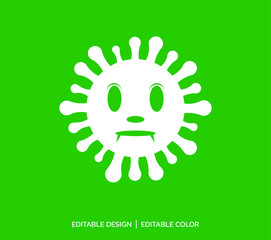 Keep Calm and Stay Home. Corona virus - staying at home print. Corona virus Creative poster concept. Home Quarantine illustration. Vector.