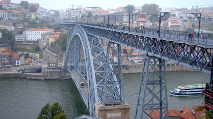 Famous Dom Luis Bridge in Porto - travel photography