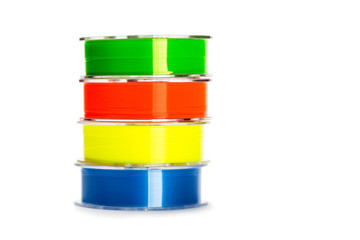 Colored monofilament fishing line