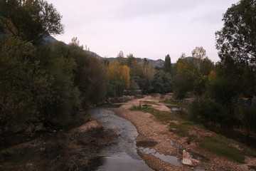 river in autumn