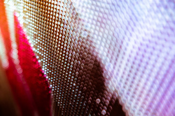 CloseUp LED blurred screen. LED soft focus background. abstract background ideal for design.