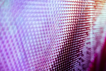 CloseUp LED blurred screen. LED soft focus background. abstract background ideal for design.