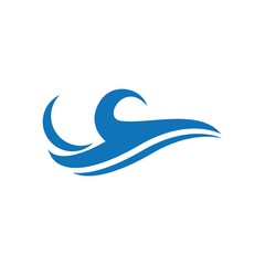 Natural Water wave Logo
