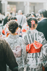 Japanese girls in Yukata