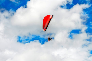 Bursal, Turkey, 17 October 2010: Social Event and Celebration. Man Flying With