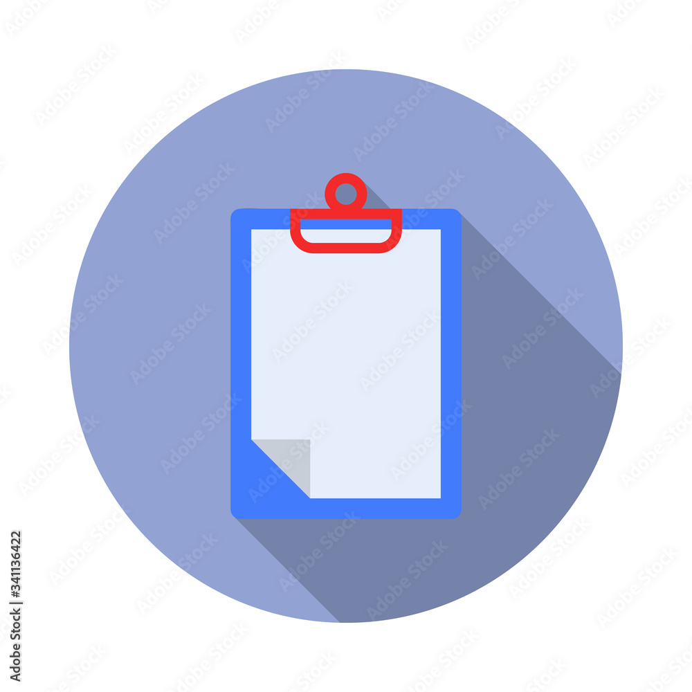 Aufkleber folder tablet colored long shadow icon. simple color vector of programming sticker icons for ui and 