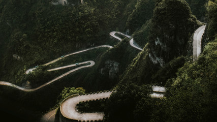 Tianmen Mountain road
