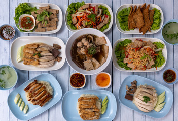 Thai Food Mixed Dishes - Chicken, Vietnamese Sausage Etc