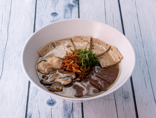 Vietnamese Mixed Sausage Meat Soup 