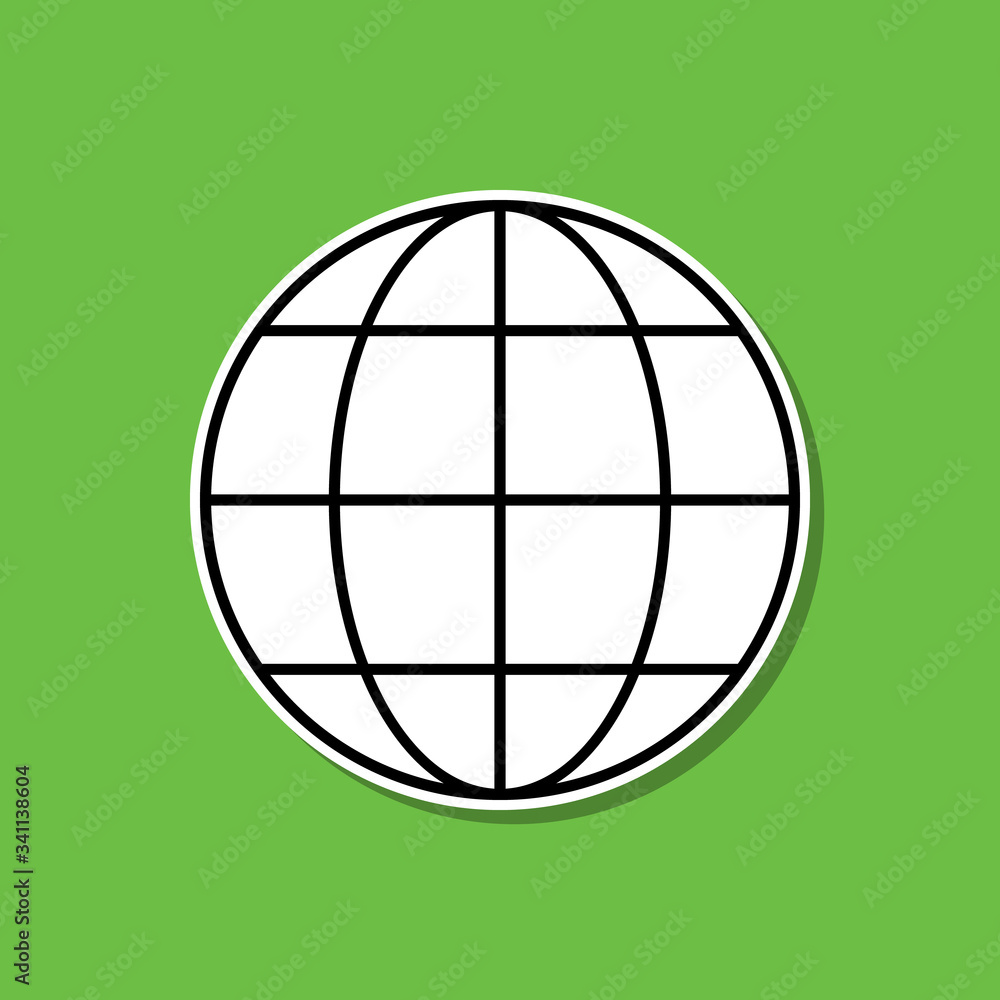 Poster website sticker icon. simple thin line, outline vector of cv icons for ui and ux, website or mobile 