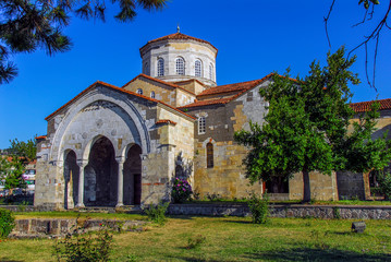 Trabzon, Turkey, 26 June 2008: Hagia Sophia Church. It was built in 1263 during the reign of Manuel...