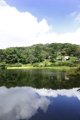 Fototapeta premium 長野 あらふね湖畔