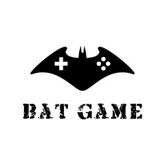 bat games logo template vector