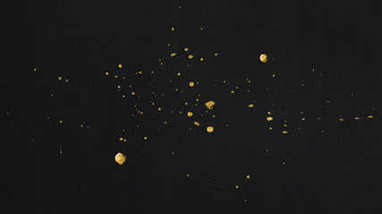Gold glitter texture template