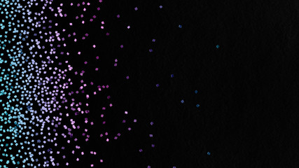 Abstract colorful glitter template