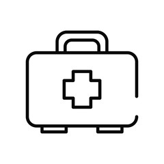 medical kit line style icon