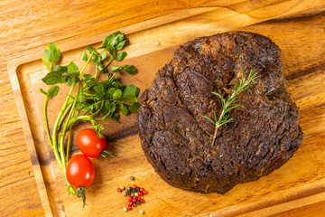 グリルステーキ Thick cut luxury fresh beef steak