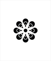 flower flat icon,flower simple icon,vector best flower icon.
