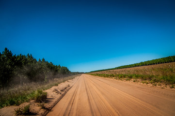 carretera, cielo, autopista, paisaje, desierta, asfaltar, viajando, azul, nube, naturaleza,...
