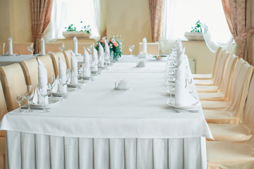 wedding reception table
