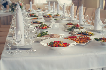wedding table setting