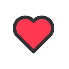 Heart vector icon. Symbol of love.