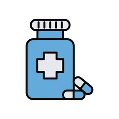 bottle drugs capsules line and fill style