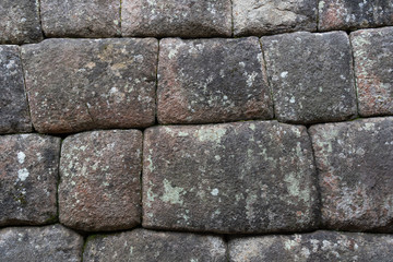 Ancient Inca's wall in Peru