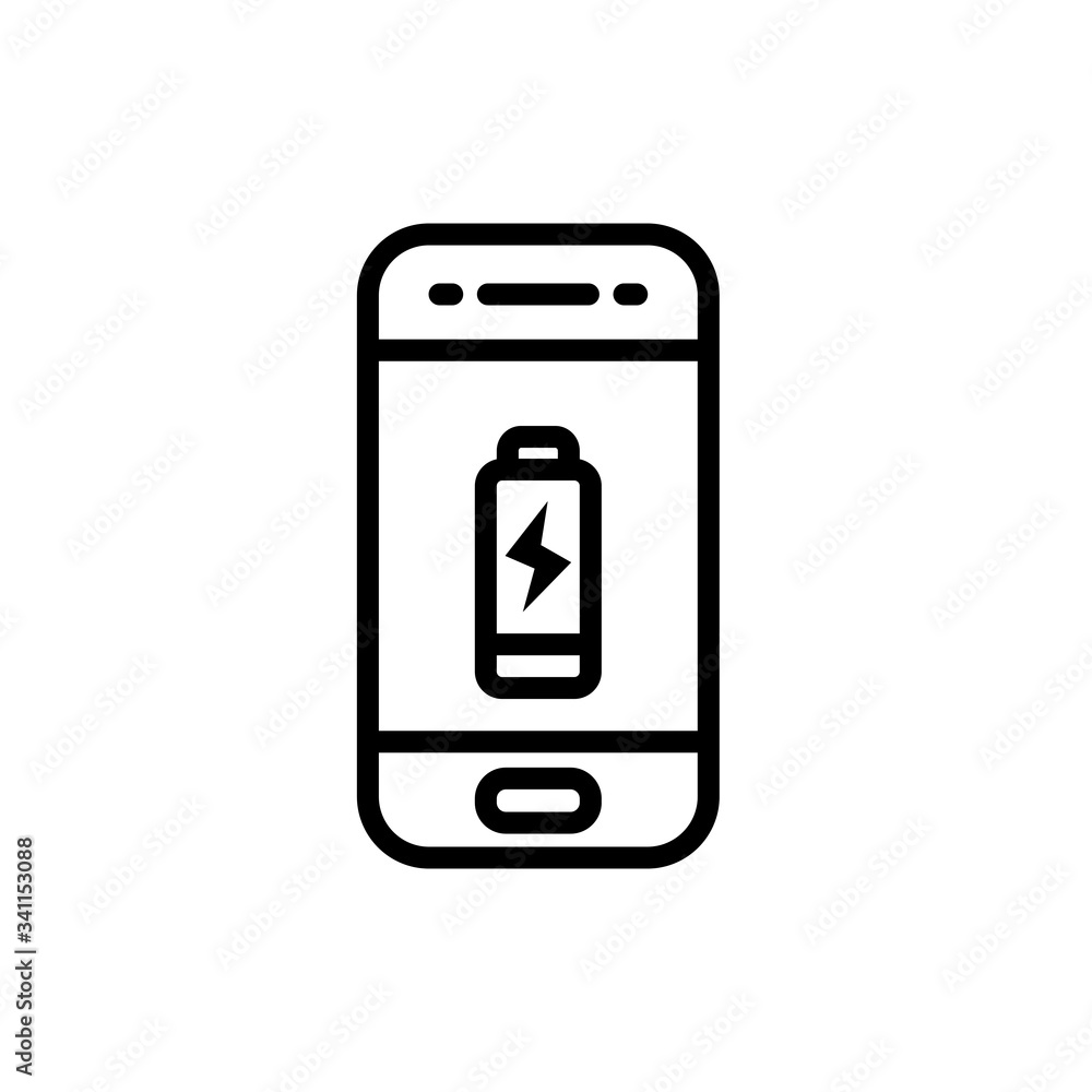 Wall mural Hand phone Icon Vector Design Template