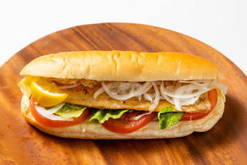トルコ名物 サバのサンドイッチ  Istanbul mackerel sandwich