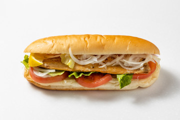 トルコ名物 サバのサンドイッチ  Istanbul mackerel sandwich