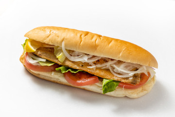 トルコ名物 サバのサンドイッチ  Istanbul mackerel sandwich