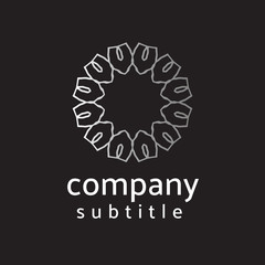 ornament logo gold and silver